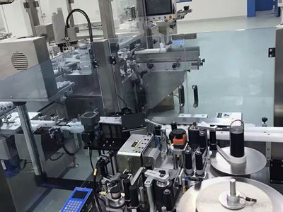 口服溶液生产线-贴签、装盒